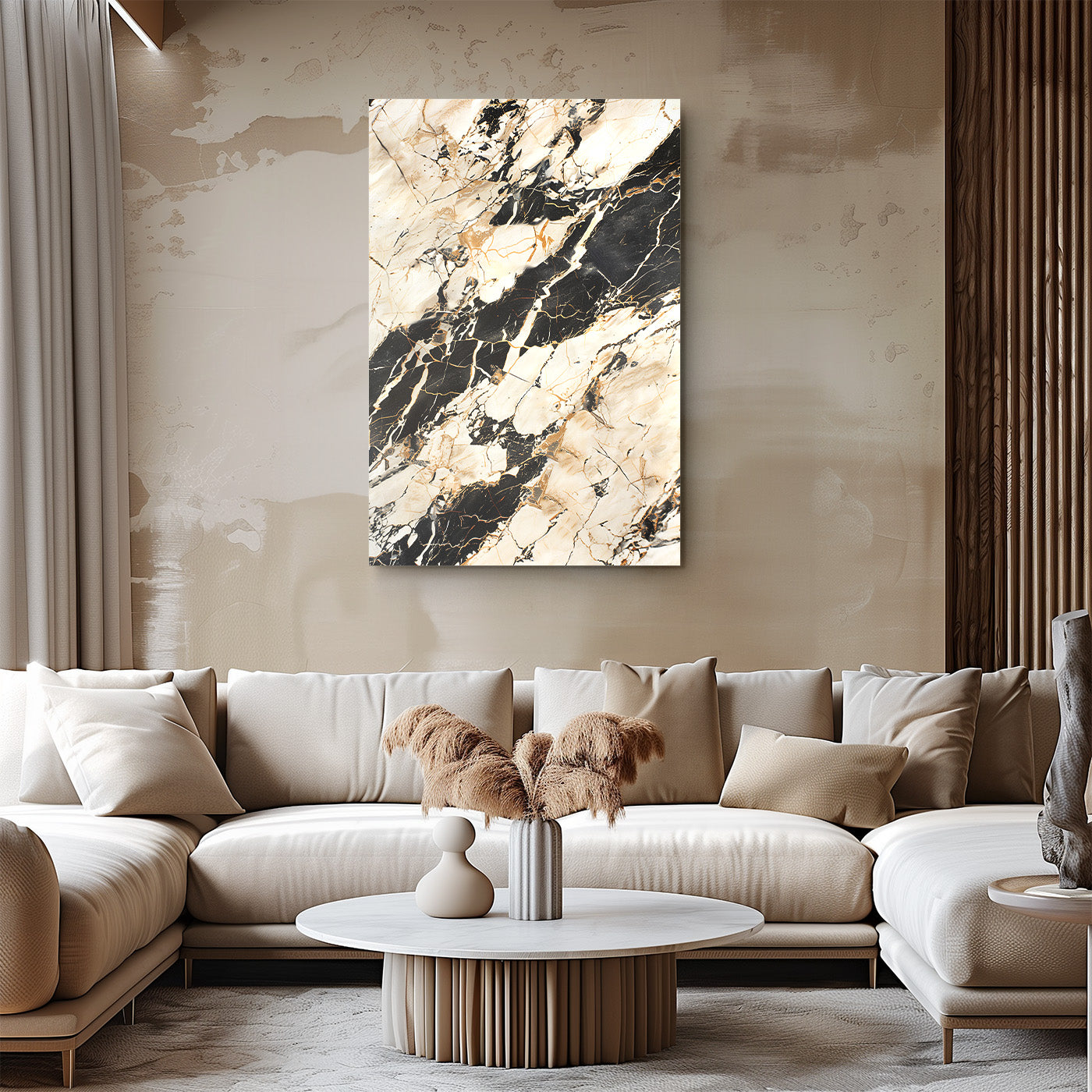 Marble Black and Beige 2