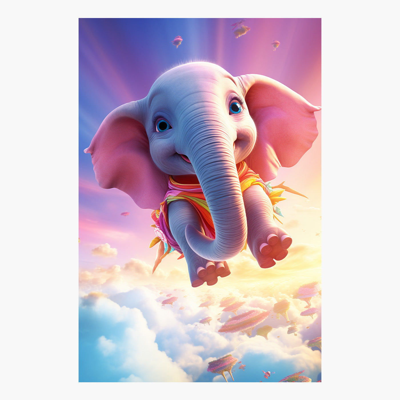 Kids Flying Elephant