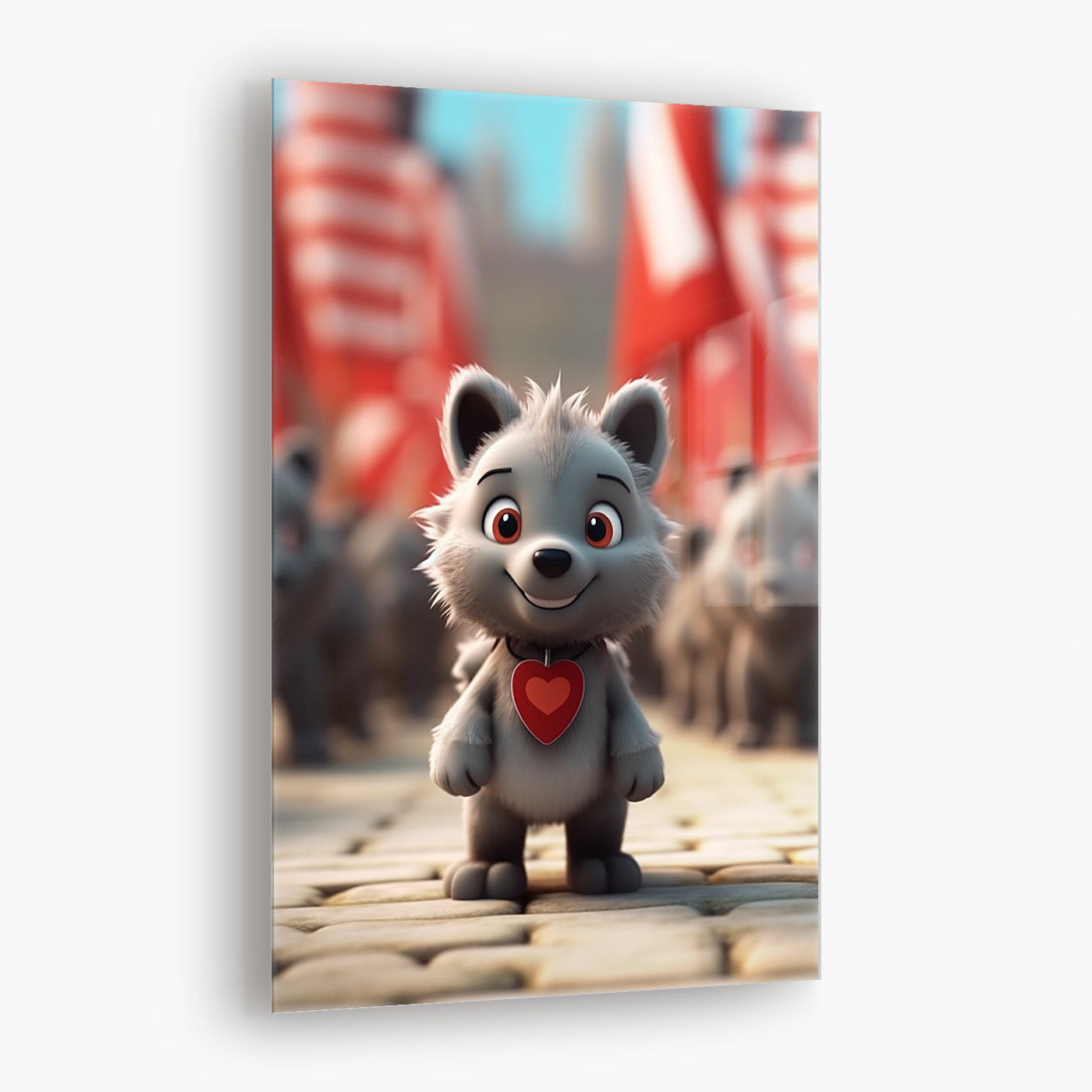 Kids Cute Wolf